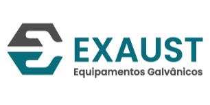 Logomarca de EXAUST | Equipamentos para Galvanoplastia
