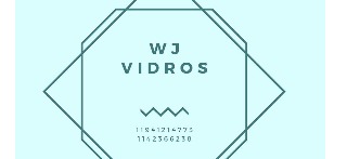 Logomarca de WJ VIDROS | Serviços de Vidraçaria