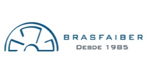 Logomarca de BRASFAIBER | Climatização e Ventilação para Indústrias