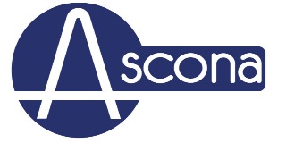 Logomarca de ASCONA | Moda Bebê, Infantil e Adulto
