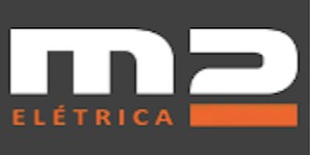 Logomarca de M2 Elétrica | Chaparia para Montagens Elétricas