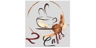 Logomarca de 2 Cafés Loja | Cafés e Acessórios para o Preparo