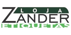 Logomarca de Loja Zander Etiquetas