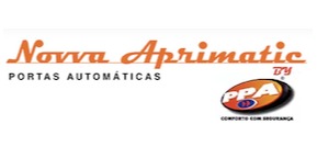 Logomarca de Novva Aprimatic Portas Automáticas de Vidro