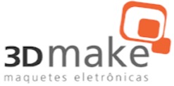 Logomarca de 3D Make - Maquetes Eletrônicas