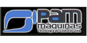 Logomarca de PAM MÁQUINAS | Tecnologia de Costuras