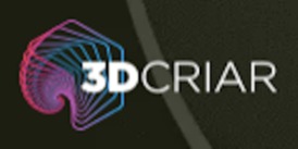 Logomarca de 3D CRIAR | Impressoras 3D e Soluções de Tecnologia