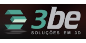 Logomarca de 3be SOLUÇÕES EM 3D