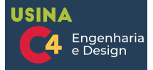 Logomarca de USINA C4 | Engenharia e Design