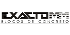 Logomarca de Exactomm - Blocos de Concreto
