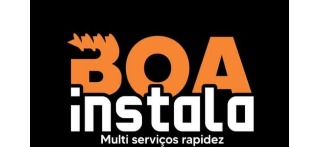Logomarca de BOA INSTALA | Multi Serviços Rapidez