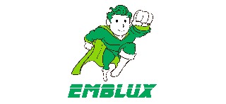 Logomarca de EMBLUX | Comércio de Embalagens