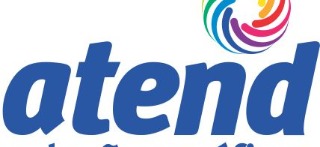 Logomarca de ATEND | Soluções Gráficas