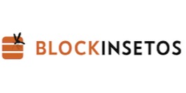 Logomarca de BLOCK INSETOS | Tela Mosquiteira Magnética