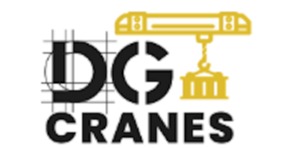 Logomarca de DG CRANES | Equipamentos de Elevação e Movimentação de Cargas