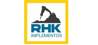 Logomarca de RHK IMPLEMENTOS | Linha Completa de Rompedores