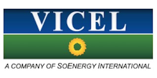 Logomarca de Vicel Comercial Importação e Exportação