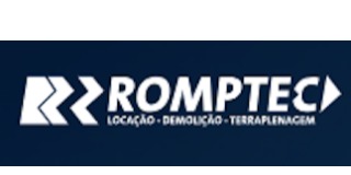 Logomarca de Romptec - Locação, Demolição e Terraplenagem