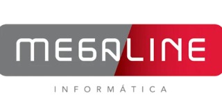 Logomarca de Megaline Comercial Informática