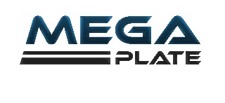 Logomarca de MEGA PLATE | Supremacia em Oxicorte