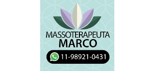 Logomarca de MASSOTERAPEUTA MARCO | Massagem na Zona Norte de São Paulo
