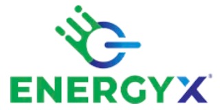 Logomarca de Energyx Projetos para Criação de Usinas Hidroelétricas
