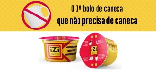Logomarca de iZi Cake | Bolos de Caneca