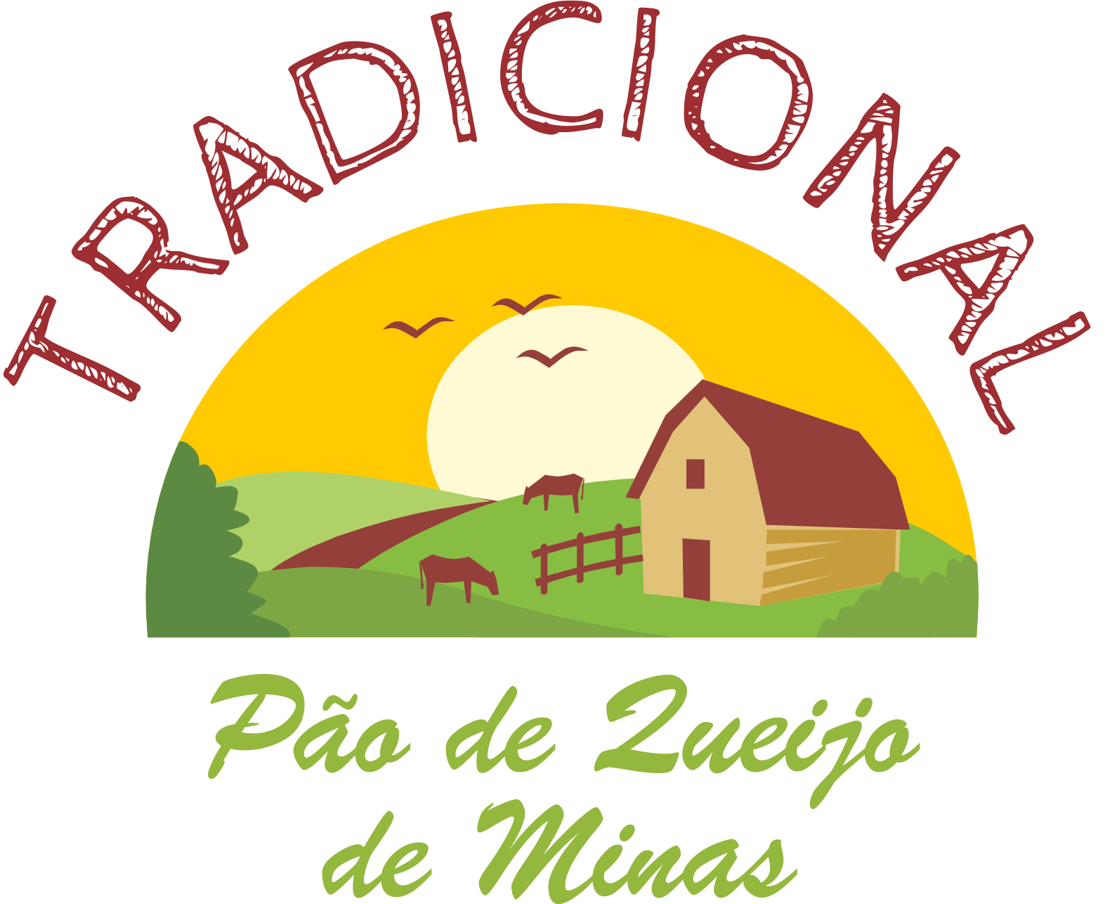 Logomarca de Tradicional Pão de Queijo