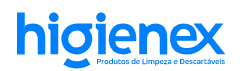 Logomarca de HIGIENEX | Produtos de Limpeza e Descartáveis