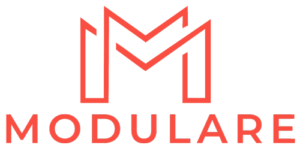 Logomarca de MODULARE | Pré-Moldados em Concreto e Placa Cimentícia